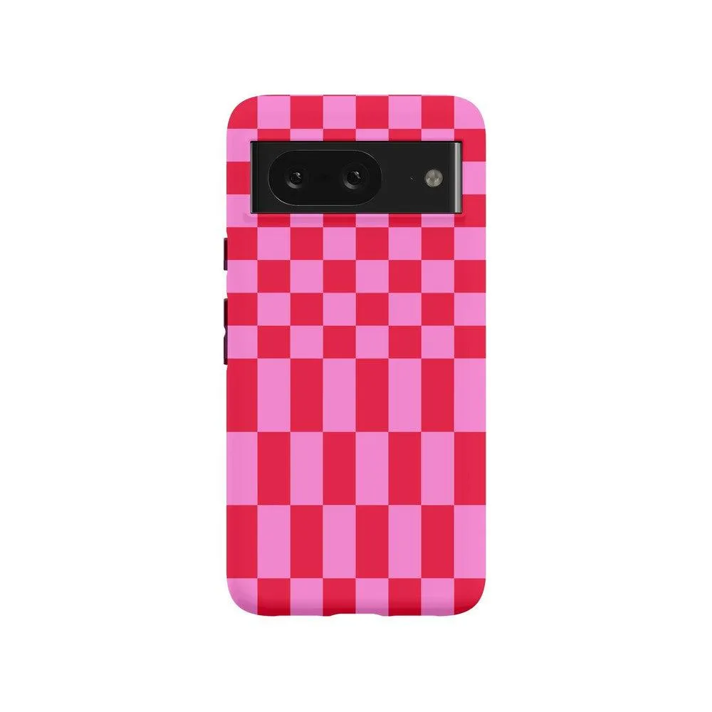 Trending Now Vibe Check | Pink Checkerboard Case  Limited Stock!