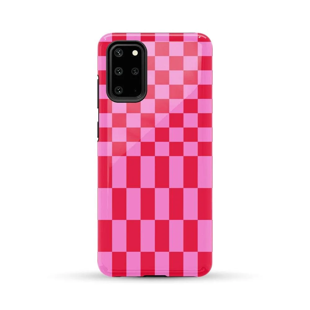 Trending Now Vibe Check | Pink Checkerboard Case  Limited Stock!
