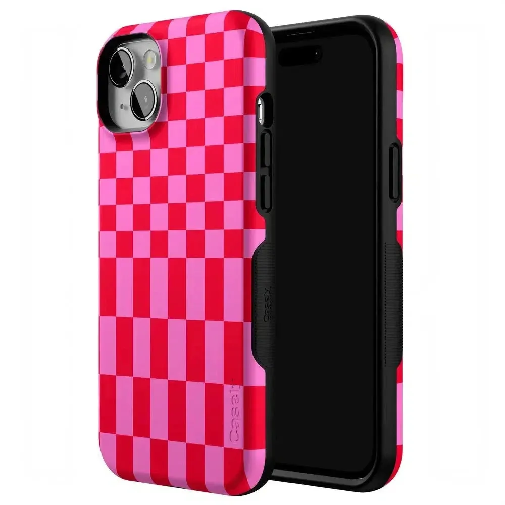 Trending Now Vibe Check | Pink Checkerboard Case  Limited Stock!