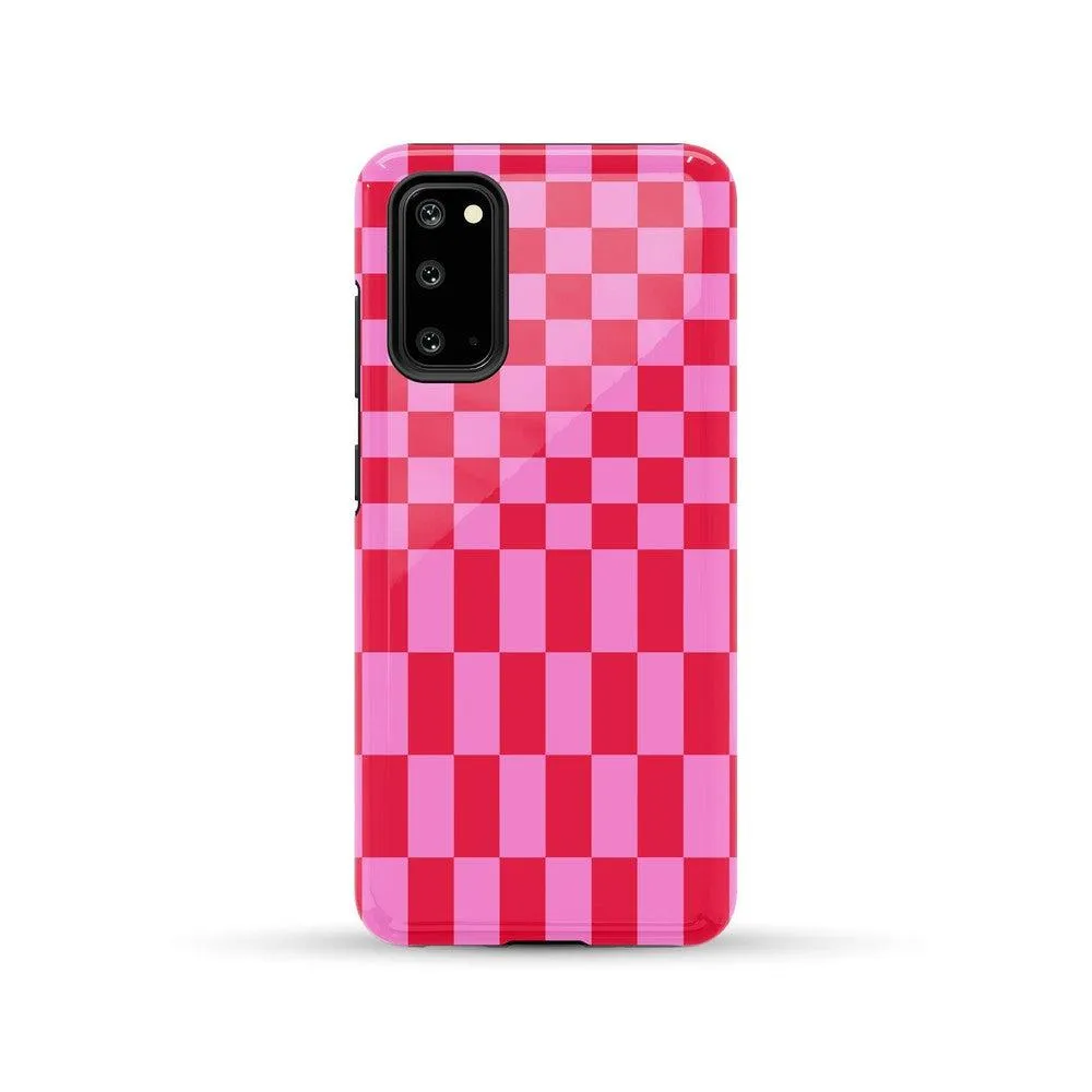 Trending Now Vibe Check | Pink Checkerboard Case  Limited Stock!