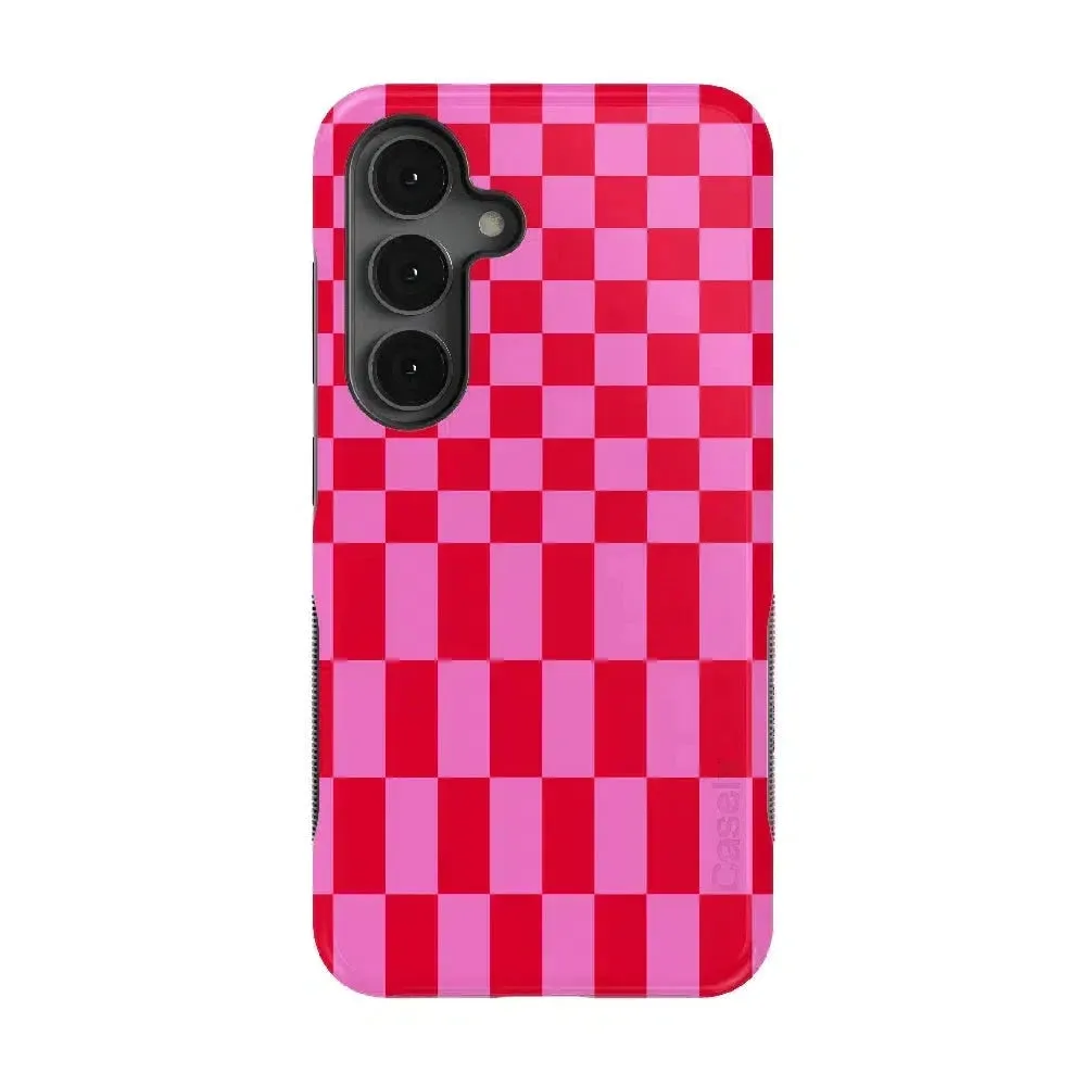 Trending Now Vibe Check | Pink Checkerboard Case  Limited Stock!