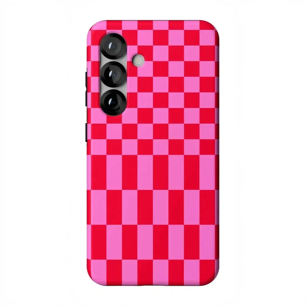 Trending Now Vibe Check | Pink Checkerboard Case  Limited Stock!