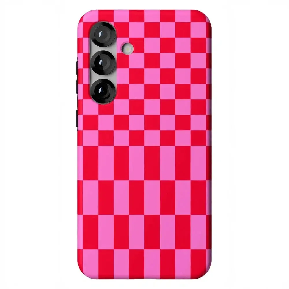Trending Now Vibe Check | Pink Checkerboard Case  Limited Stock!