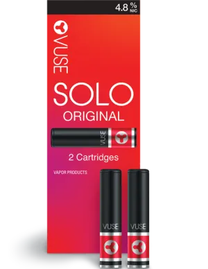Trending Now Vuse Solo Cartridges - 2 Pack  Stylish & Comfortable