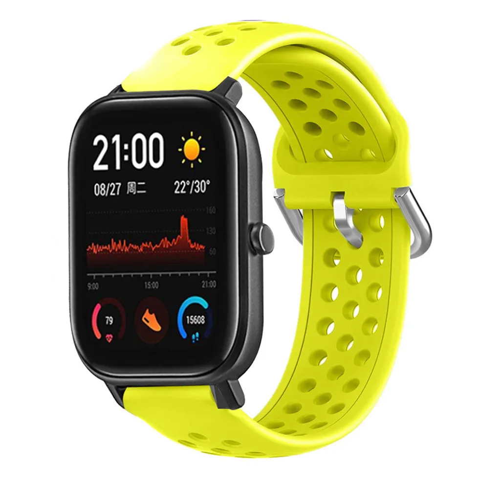Trending Now Xiaomi Amazfit GTS Breathable Strap (Yellow)  Limited Stock!