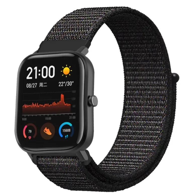 Trending Now Xiaomi Amazfit GTS Nylon Strap (Black)  Today Only!