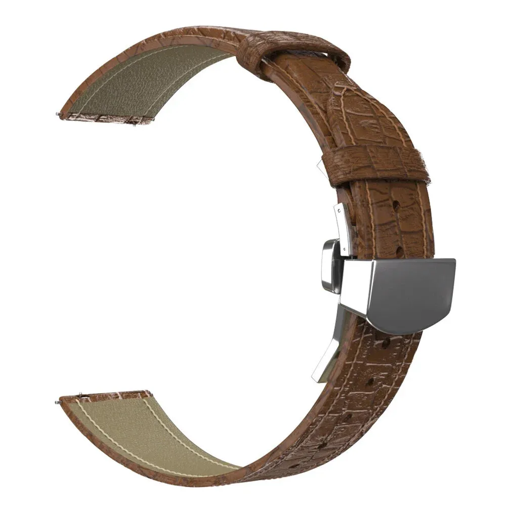 Trending Now Xiaomi Amazfit GTS Premium Leather Strap (Brown)  Limited Stock!