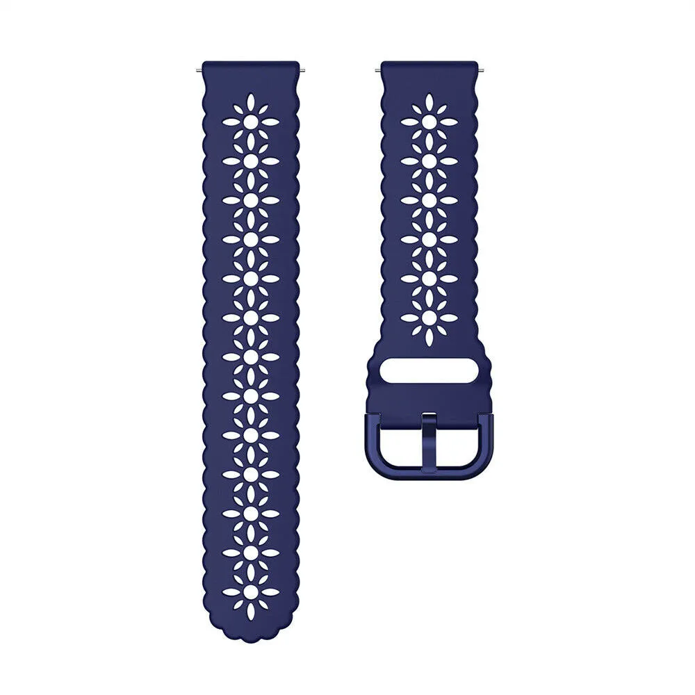 Trending Now Xiaomi Amazfit GTS Silicone Strap Patterned (Dark Blue)  Dont Miss Out!