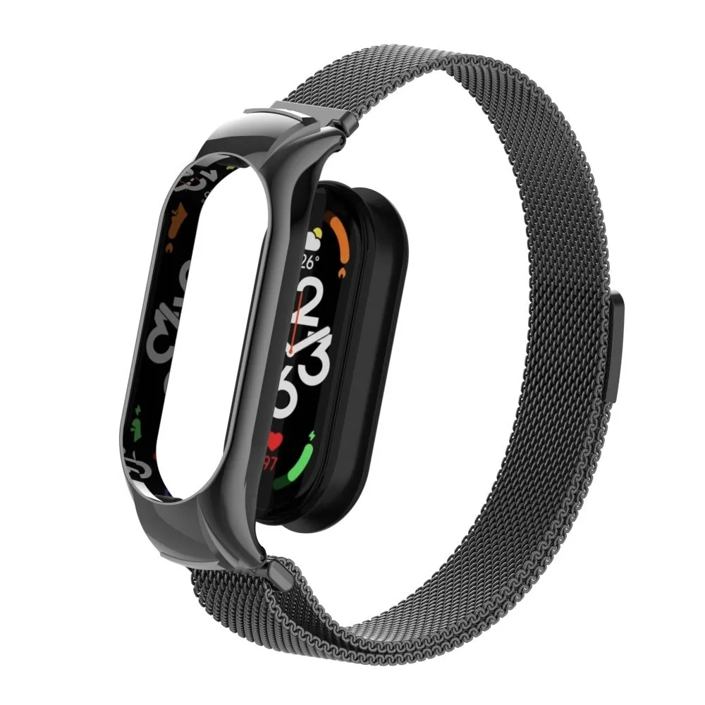 Trending Now Xiaomi Mi Band 7 Milanese Strap (Black)  Last Chance!