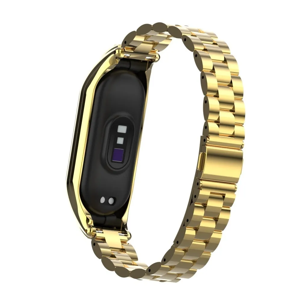 Trending Now Xiaomi Mi Band 7 Steel Strap (Gold)  Limited Stock!