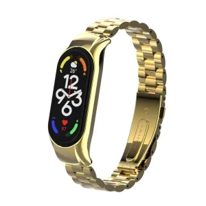 Trending Now Xiaomi Mi Band 7 Steel Strap (Gold)  Limited Stock!