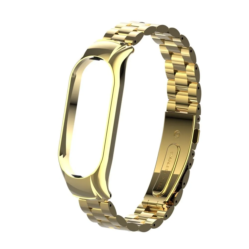 Trending Now Xiaomi Mi Band 7 Steel Strap (Gold)  Limited Stock!