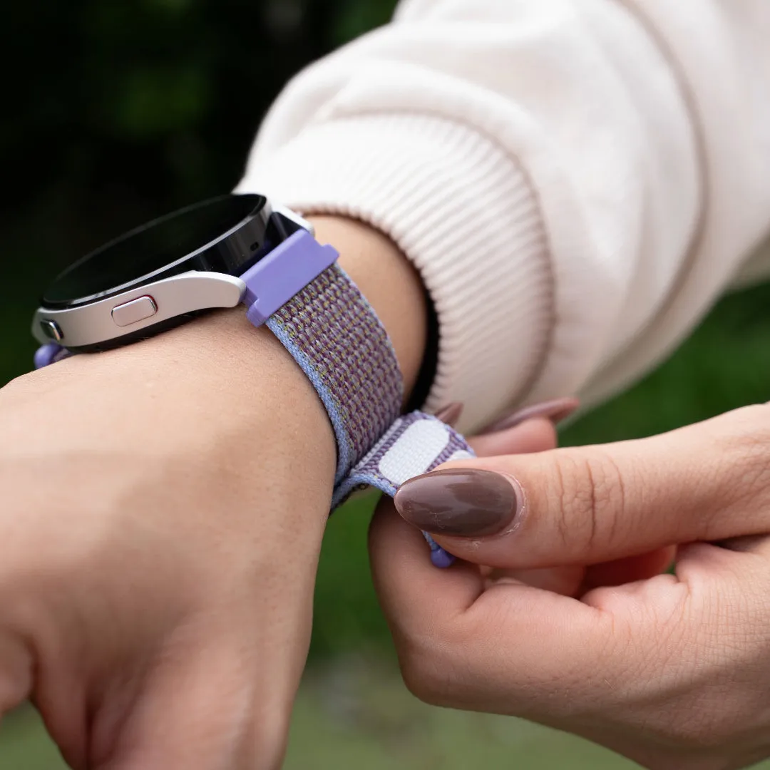 Trendy 2025 Amazfit GTS 2 Nylon Strap (Purple)  Last Few Pieces!