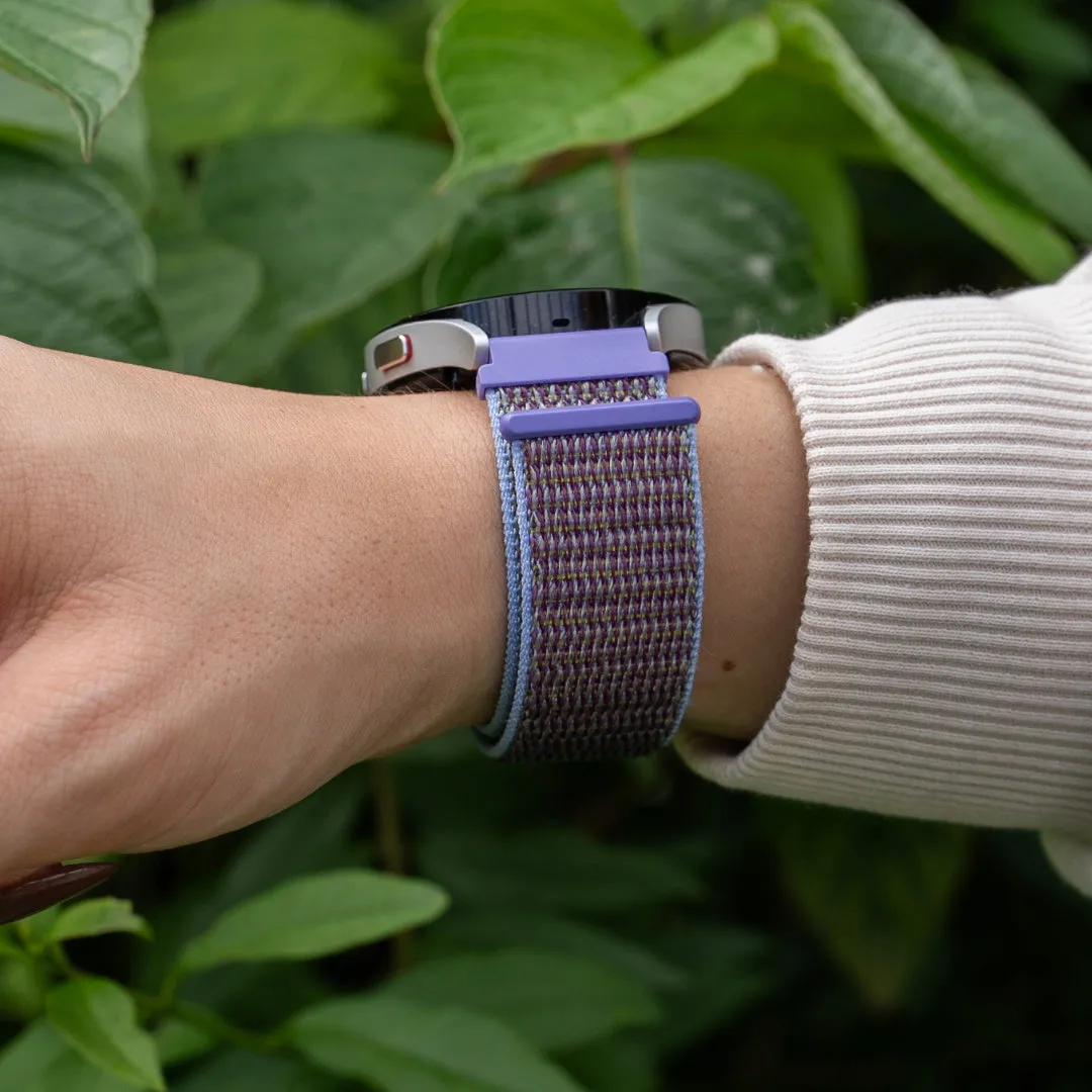 Trendy 2025 Amazfit GTS 2 Nylon Strap (Purple)  Last Few Pieces!