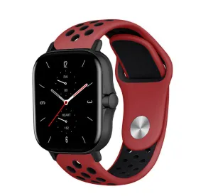 Trendy 2025 Amazfit GTS 2 Sport Strap (Red/Black)  Almost Sold Out!