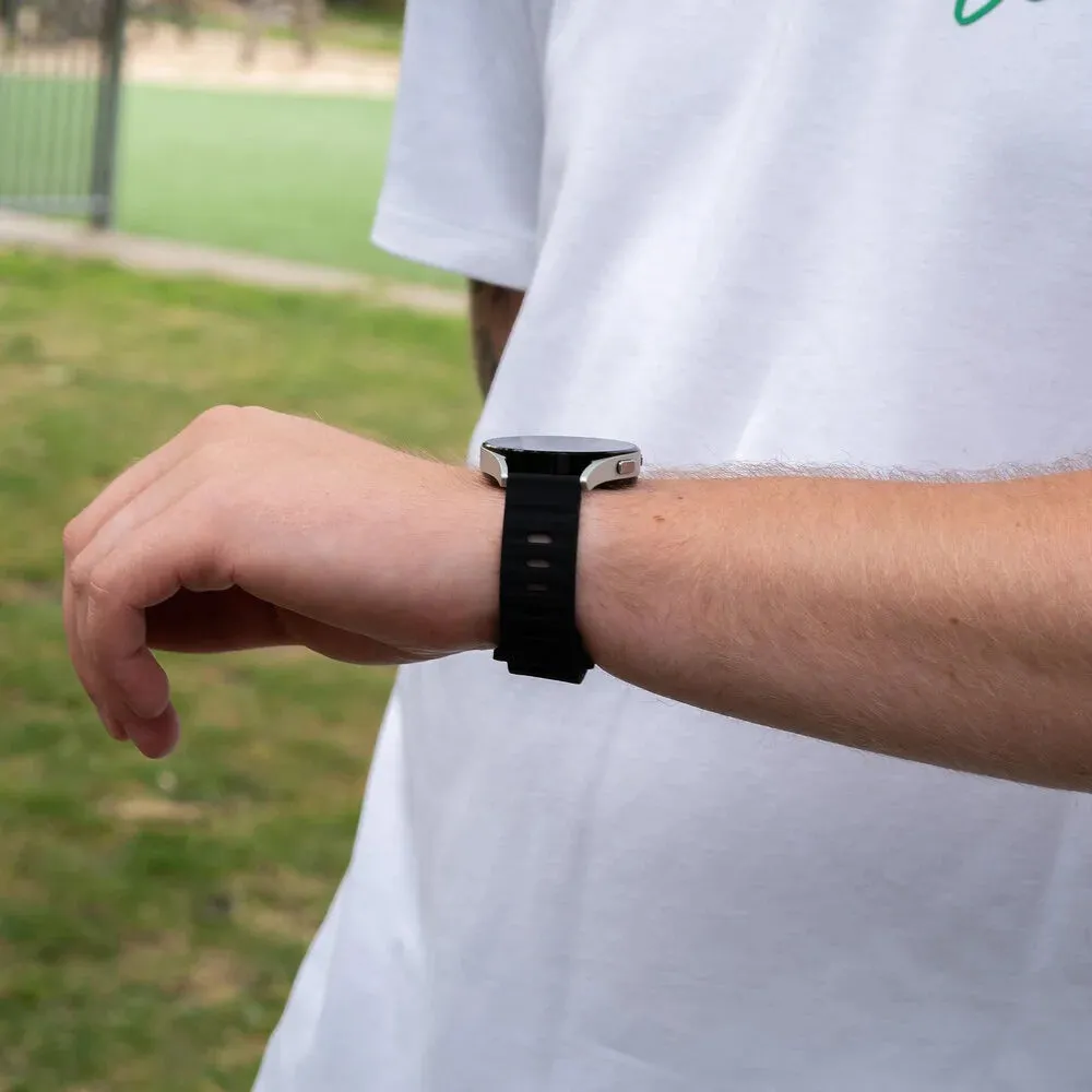 Trendy 2025 Amazfit GTS 4 Outdoor Silicone Strap (Black)  Limited Availability!