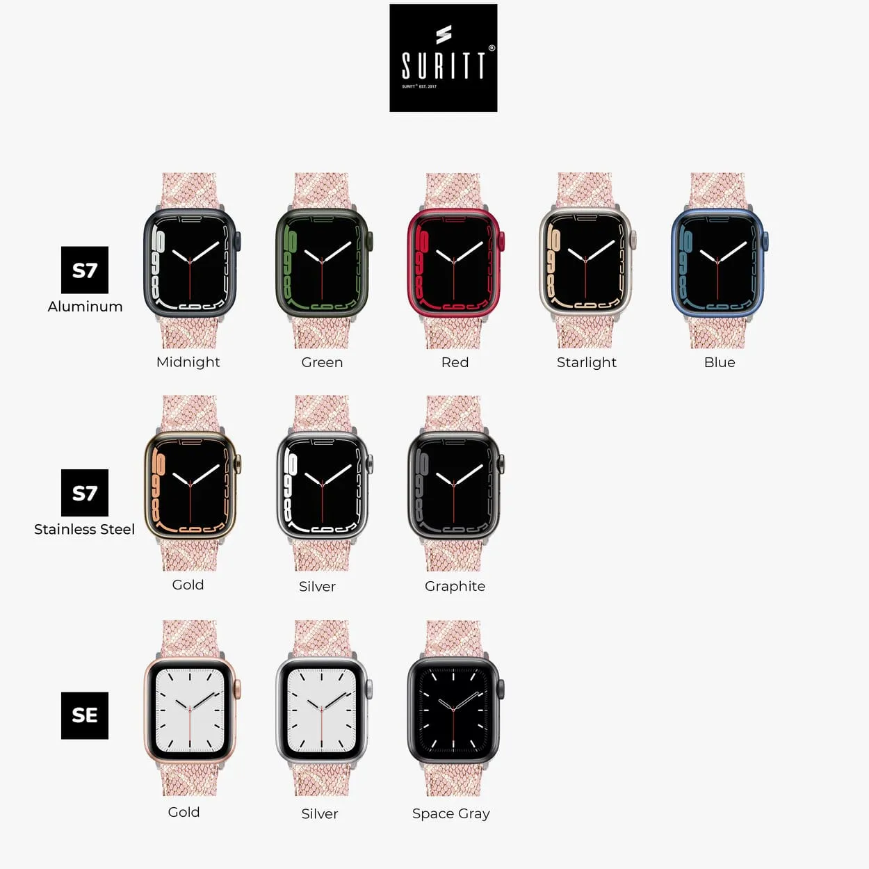Trendy 2025 Apple Watch Band Paris Pink  Limited Availability!