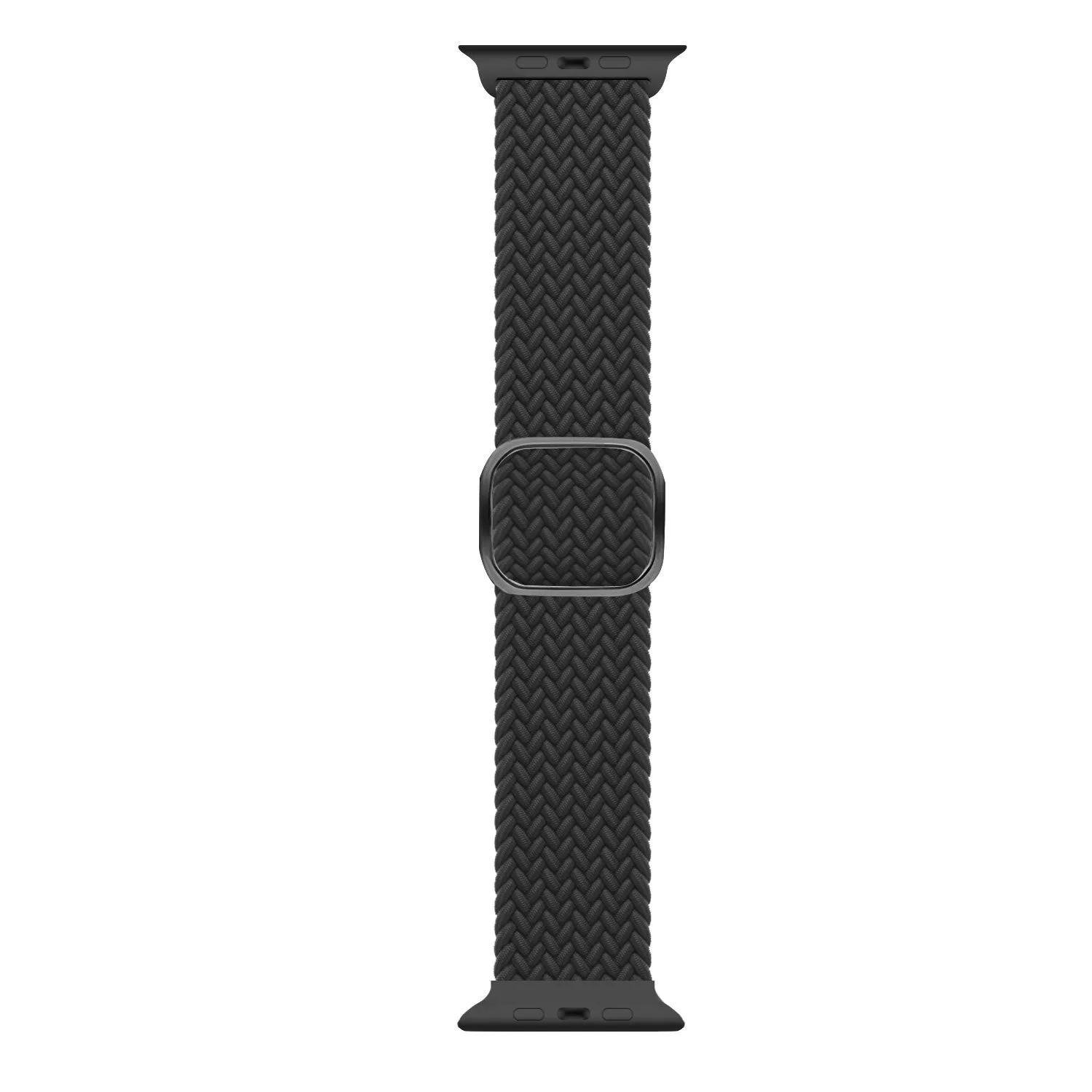 Trendy 2025 Apple Watch Braided Nylon Strap (Black)  Dont Miss Out!