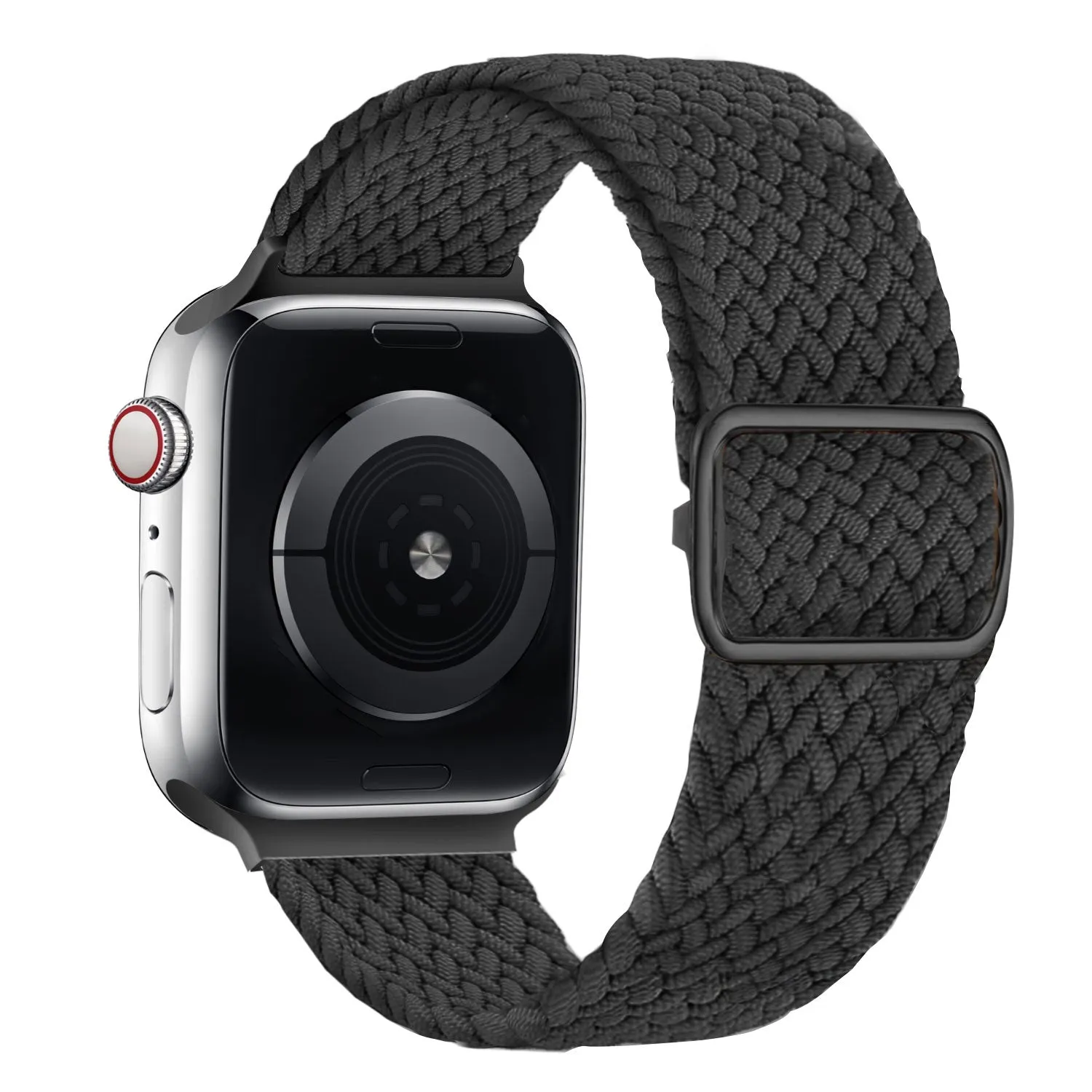 Trendy 2025 Apple Watch Braided Nylon Strap (Black)  Dont Miss Out!