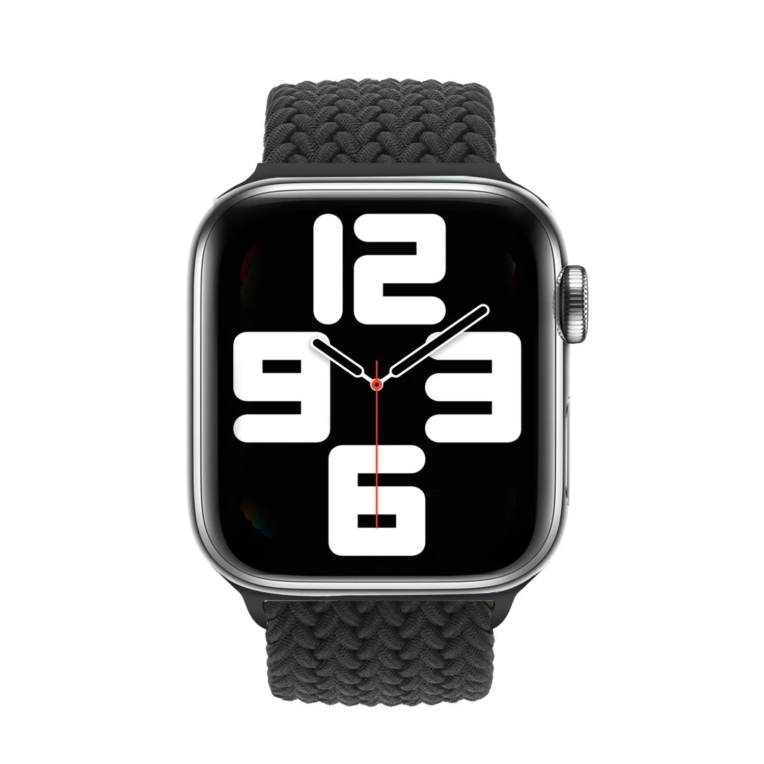 Trendy 2025 Apple Watch Braided Nylon Strap (Black)  Dont Miss Out!