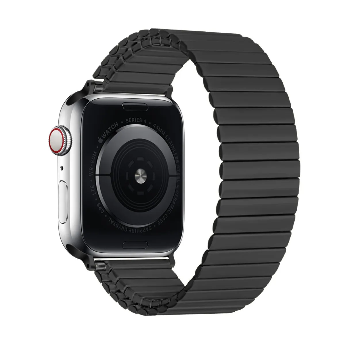 Trendy 2025 Apple Watch Elastic Steel Strap (Black)  Stylish & Comfortable