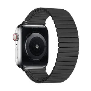 Trendy 2025 Apple Watch Elastic Steel Strap (Black)  Stylish & Comfortable