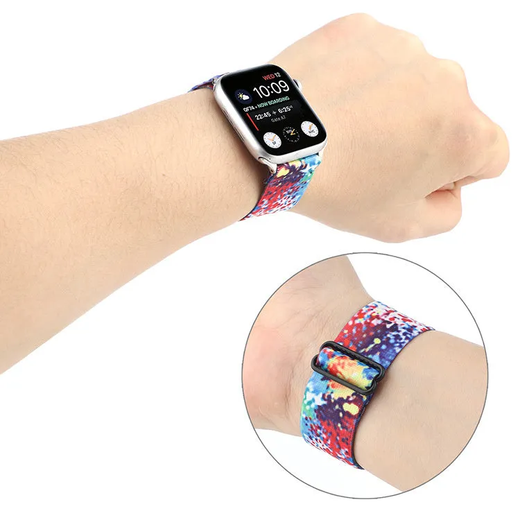 Trendy 2025 Apple Watch Elastic Strap (Colourful)  Ends Soon!