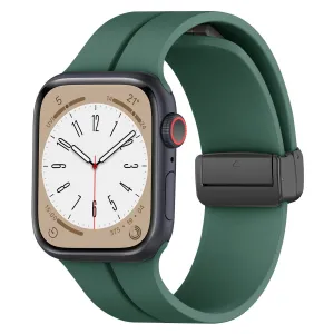 Trendy 2025 Apple Watch Magnetic D-Buckle Strap (Viridian)  Limited Release!