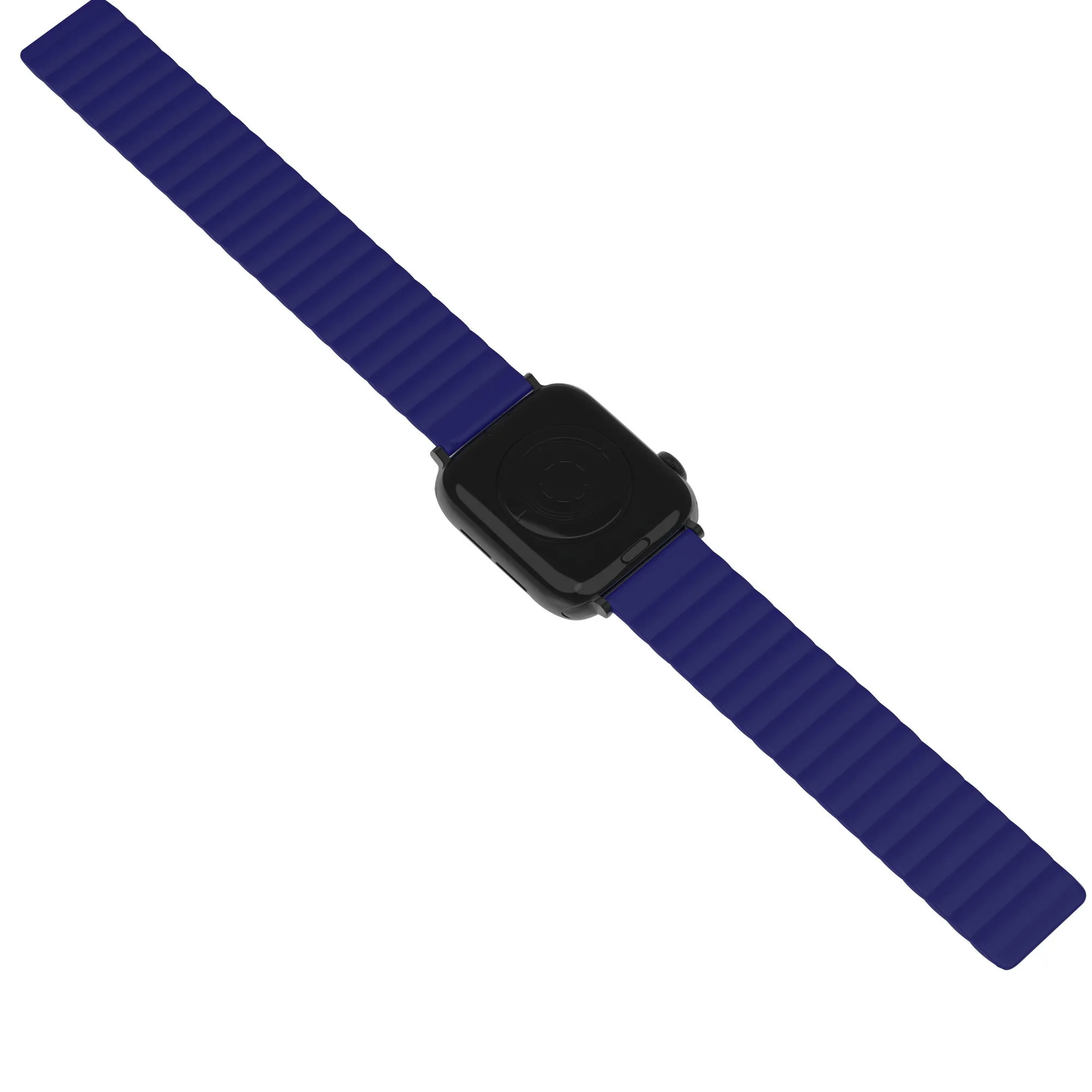 Trendy 2025 Apple Watch Magnetic Silicone Strap (Blue)  Dont Miss Out!