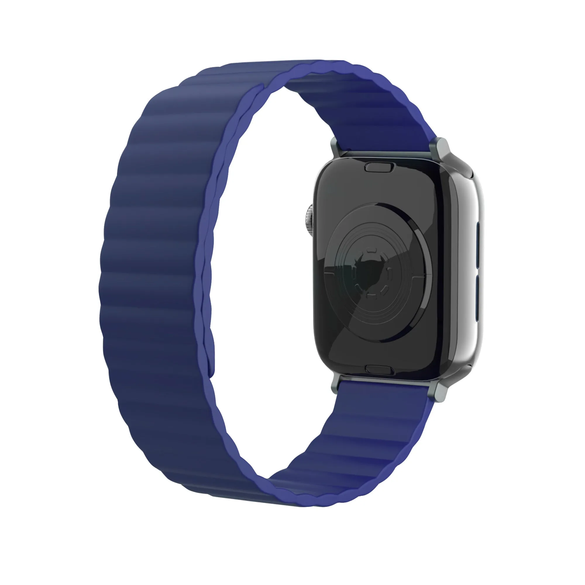 Trendy 2025 Apple Watch Magnetic Silicone Strap (Blue)  Dont Miss Out!