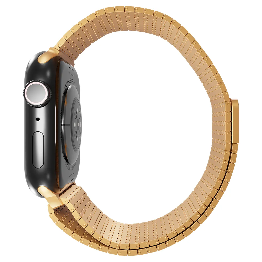 Trendy 2025 Apple Watch Metal Mesh Strap (Rose Gold)  Almost Sold Out!