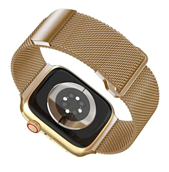 Trendy 2025 Apple Watch Milanese Strap with Buckle (Rose Gold)  Almost Gone!