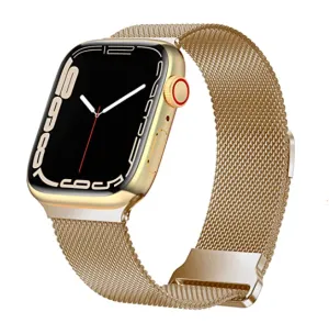 Trendy 2025 Apple Watch Milanese Strap with Buckle (Rose Gold)  Almost Gone!
