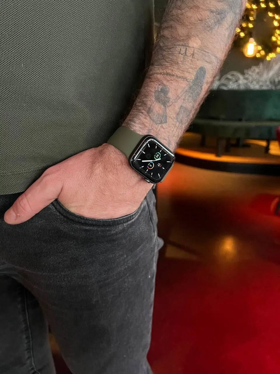 Trendy 2025 Apple Watch Silicone Strap (Army Green)  Limited Release!