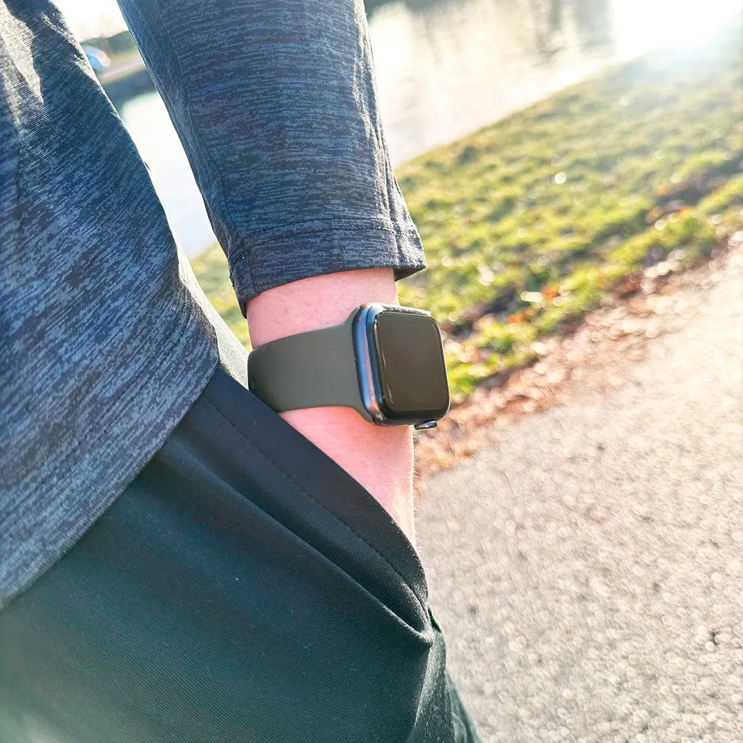 Trendy 2025 Apple Watch Silicone Strap Classic (Army Green)  Limited Release!