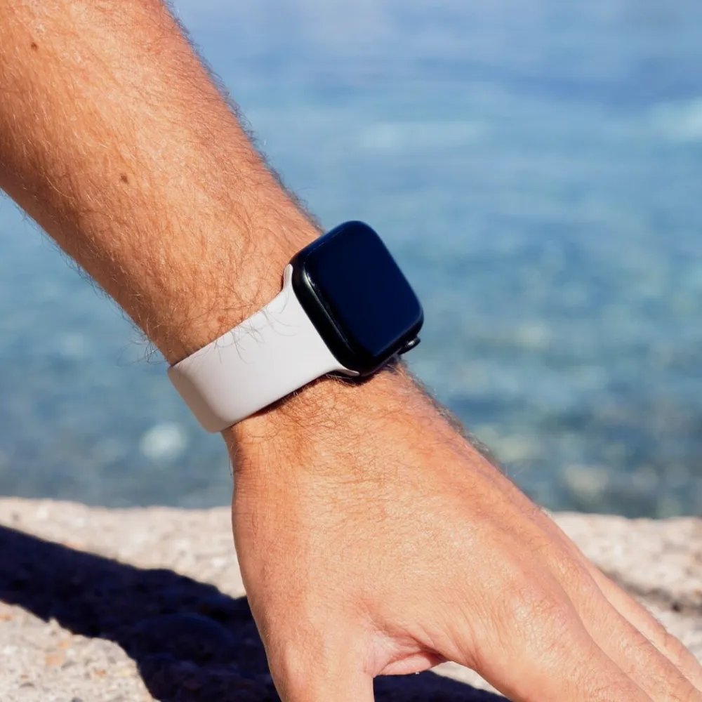 Trendy 2025 Apple Watch Silicone Strap (Grey)  Almost Sold Out!