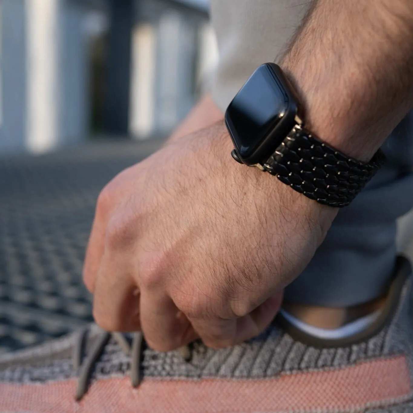 Trendy 2025 Apple Watch Steel Strap Dragon (Black)  Ends Soon!