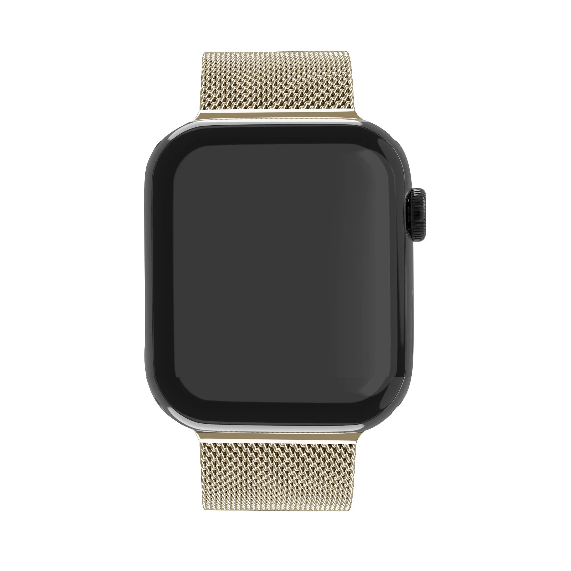 Trendy 2025 Apple Watch Steel/Milanese Strap (Gold)  Ends Soon!