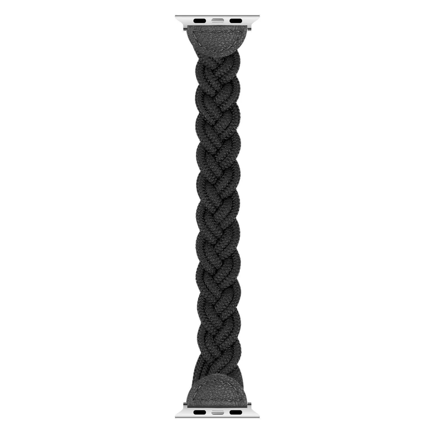 Trendy 2025 Apple Watch Twisted Nylon Strap (Black)  Dont Miss Out!