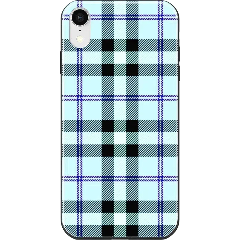 Trendy 2025 As if! | Light Blue Plaid Case  Today Only!