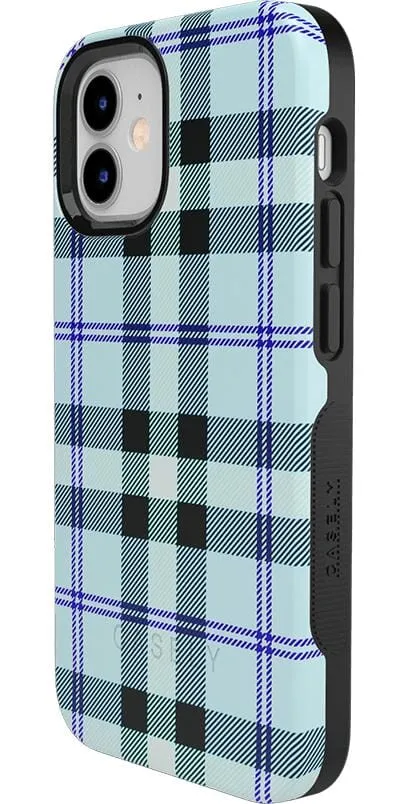 Trendy 2025 As if! | Light Blue Plaid Case  Today Only!