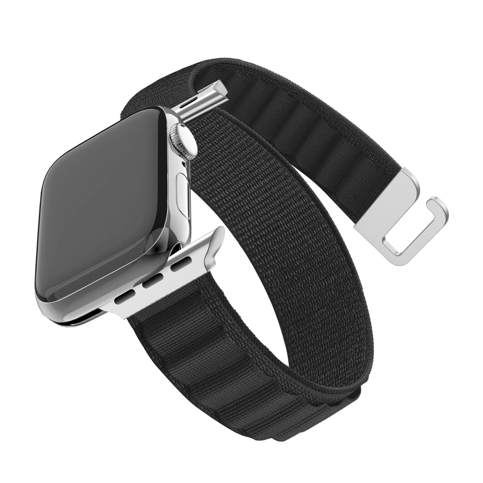 Trendy 2025 Bandz Apple Watch Alpine Strap (Black)  Dont Miss Out!