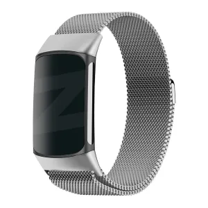 Trendy 2025 Bandz Fitbit Charge 6 Milanese Loop Strap (Silver)  Going Fast!