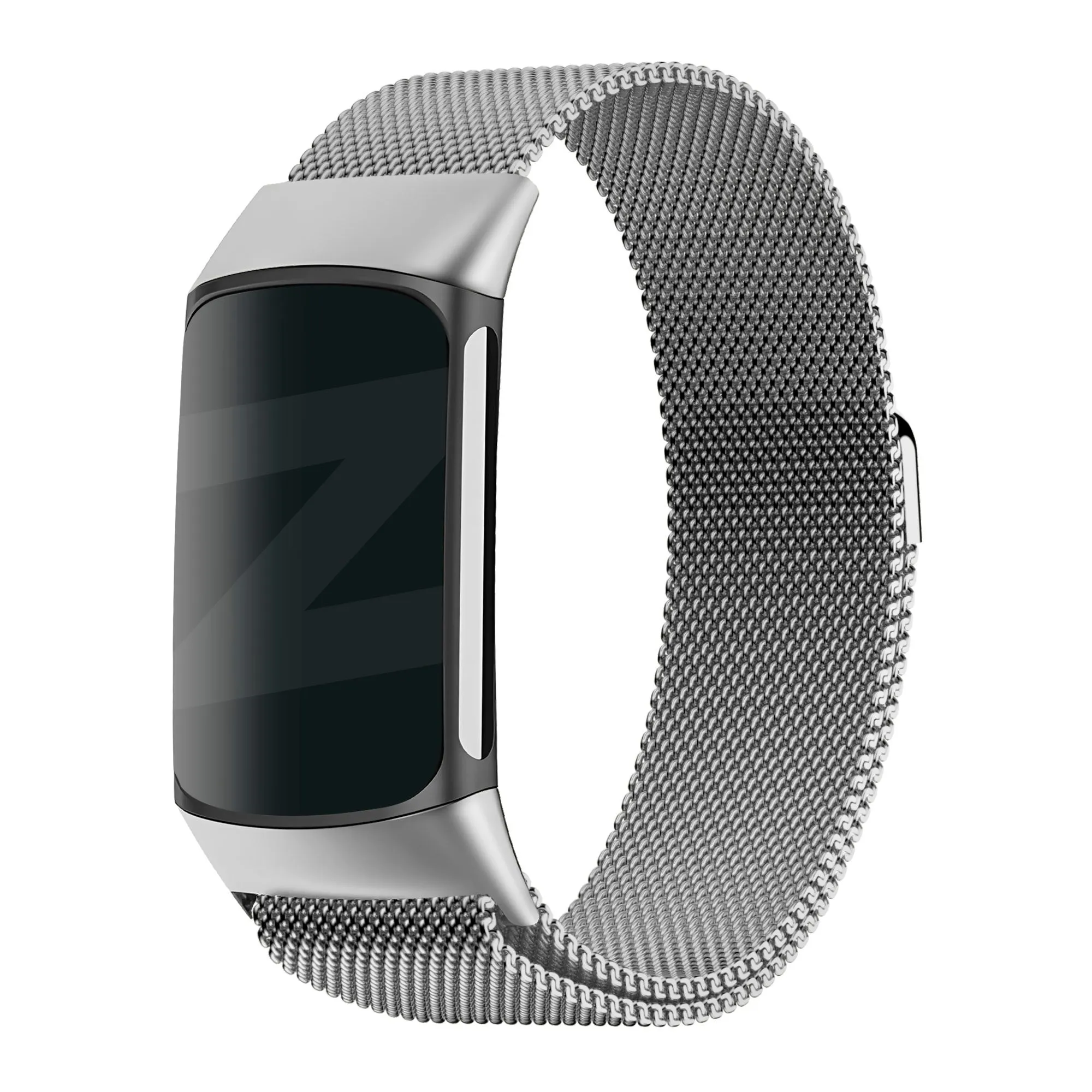 Trendy 2025 Bandz Fitbit Charge 6 Milanese Loop Strap (Silver)  Going Fast!