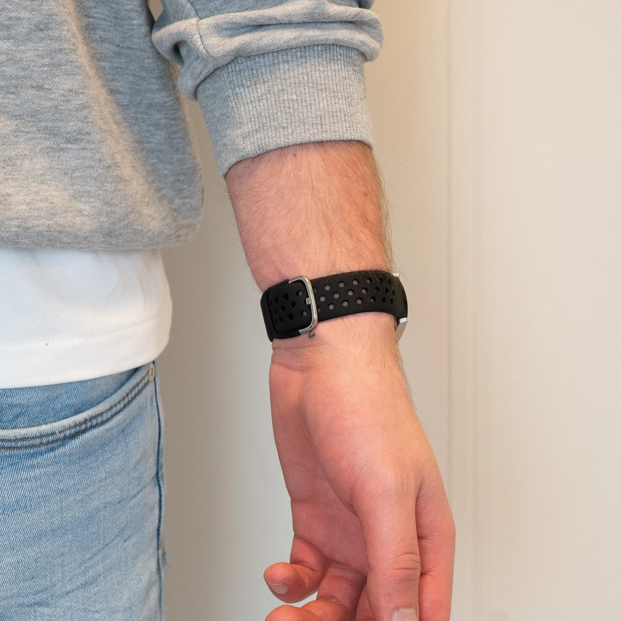 Trendy 2025 Bandz Redmi Watch 5 Active Sport Strap 'Air' (Black)  Going Fast!