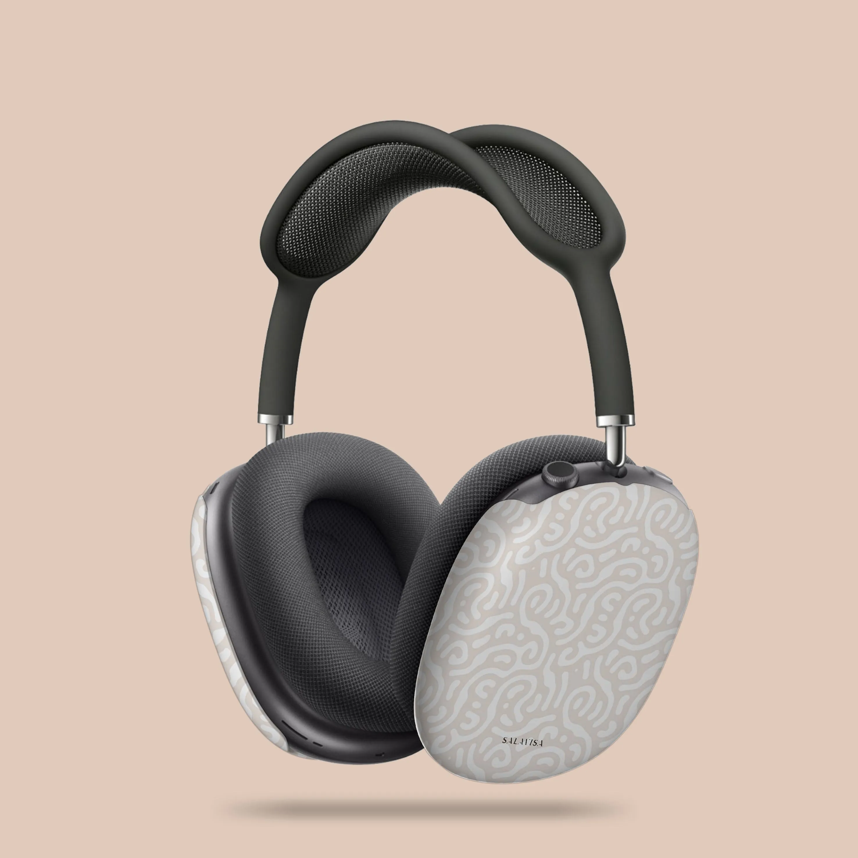 Trendy 2025 Beige Curl AirPods Max Case  Ends Soon!