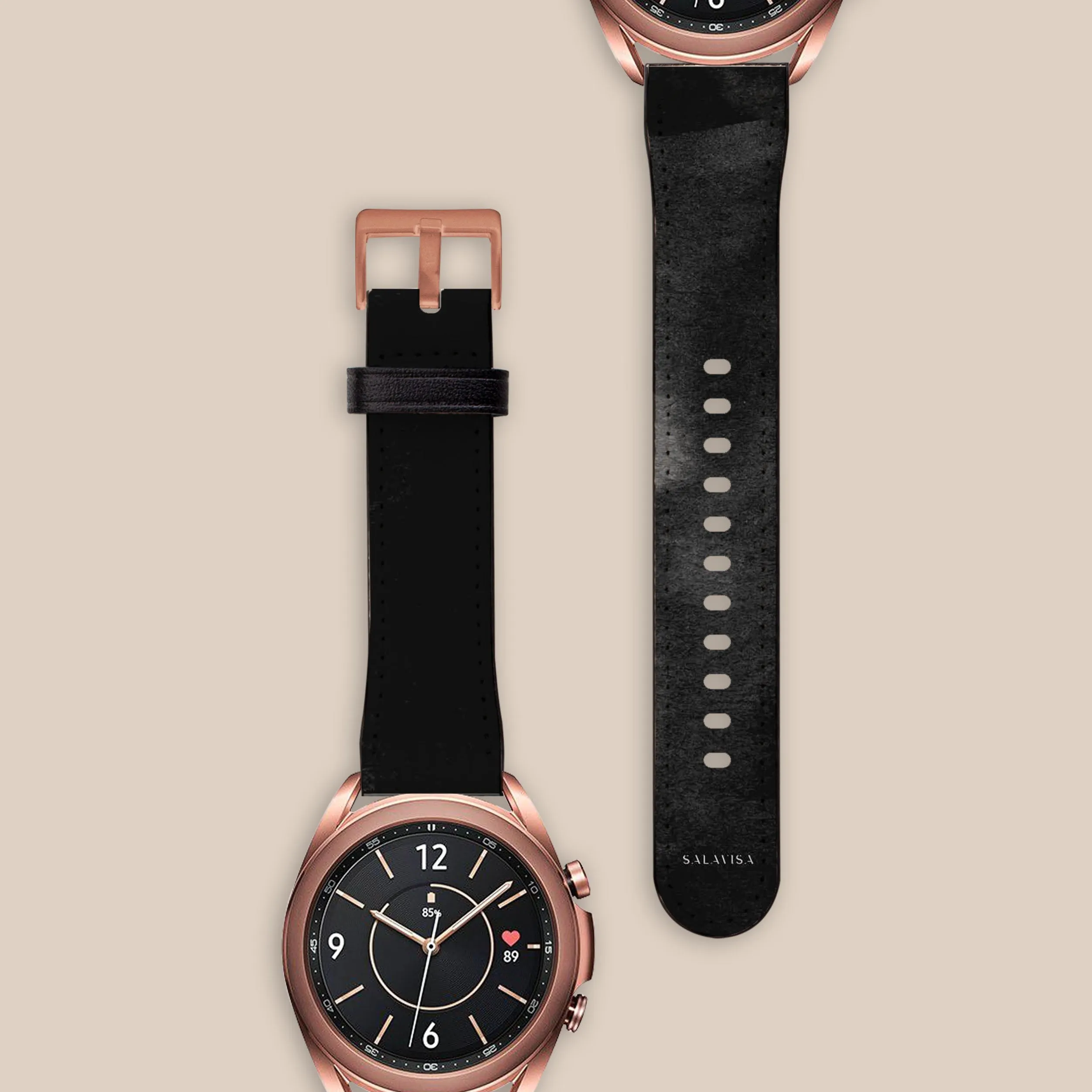 Trendy 2025 Black Watercolor Galaxy Watch Band  Limited Release!