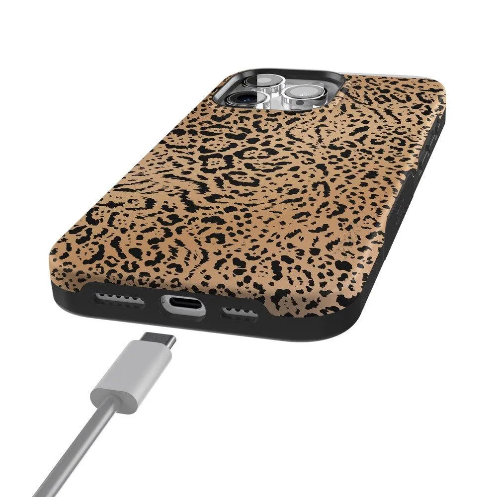 Trendy 2025 Born to Be Wild | Jaguar Print Case  Last Chance!