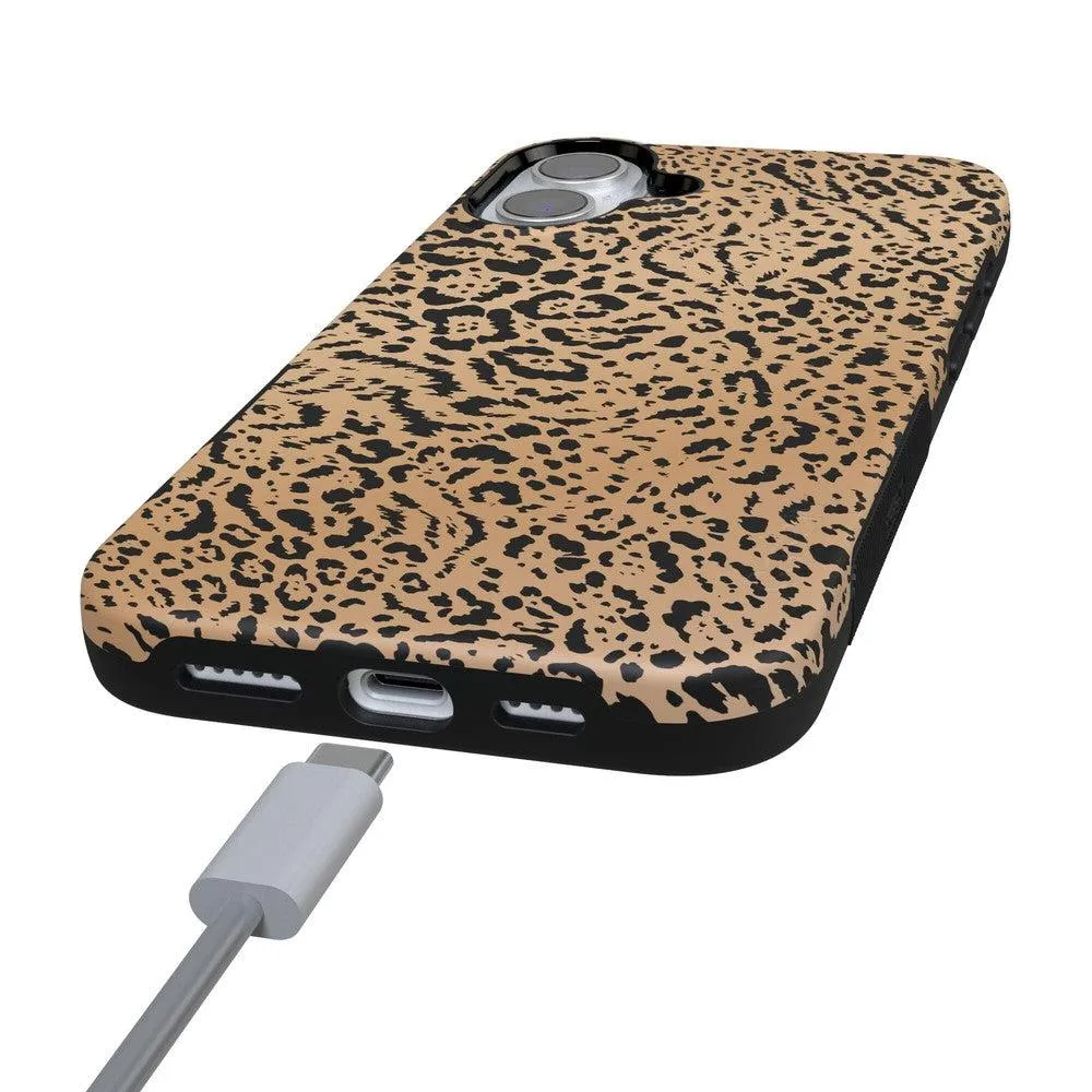 Trendy 2025 Born to Be Wild | Jaguar Print Case  Last Chance!