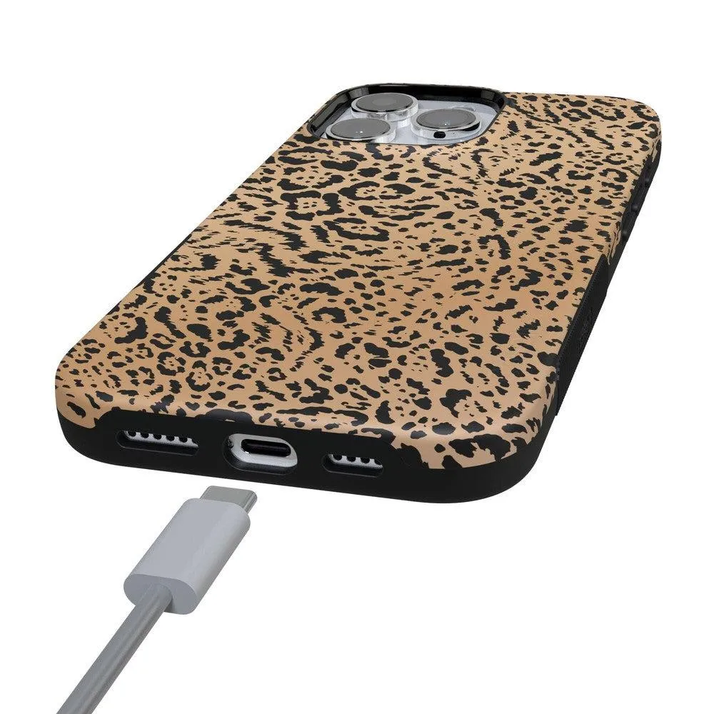 Trendy 2025 Born to Be Wild | Jaguar Print Case  Last Chance!